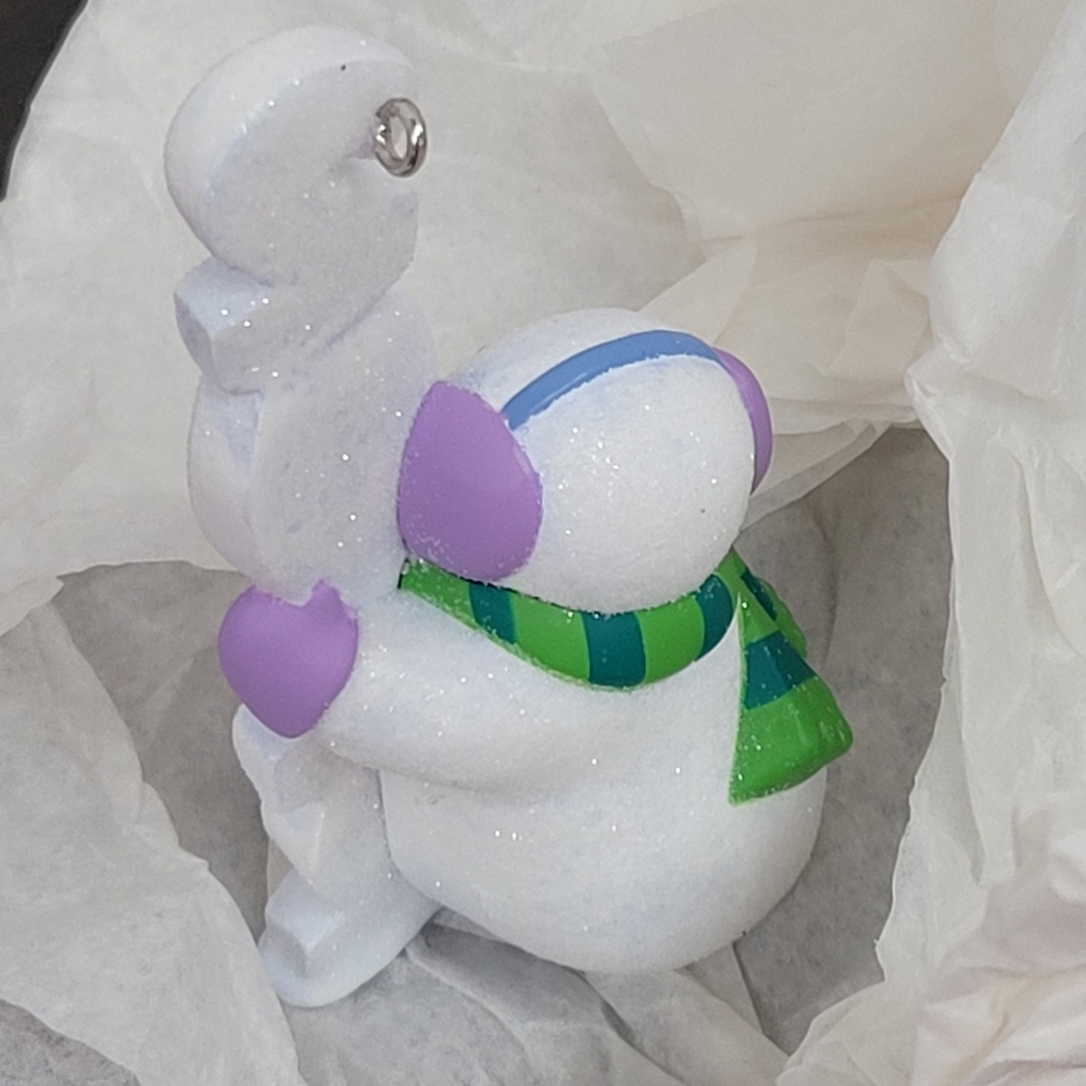 Hallmark Keepsake 2012 Frosty Fun Decade Christmas Tree Ornament Snowman 3rd NIB - Picture 5 of 10
